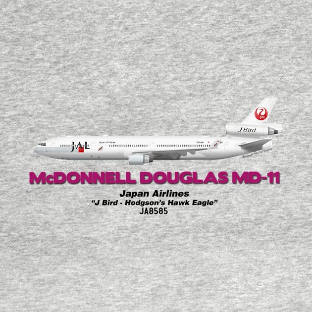 McDonnell Douglas MD-11 - Japan Airlines "J Bird - Hodgson's Hawk Eagle" by TheArtofFlying